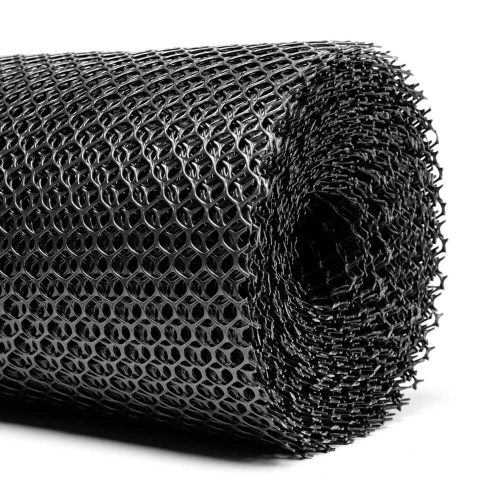 20*20mm baromfirács műanyag fekete 100cm*25m