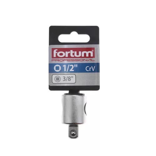 FORTUM adapter hosszabbító szárhoz 3/8", 1/2" belső lyukkal