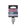 FORTUM adapter hosszabbító szárhoz 1/4", 3/8" belső lyukkal