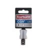 FORTUM adapter hosszabbító szárhoz 1/2", 3/8" belső lyukkal