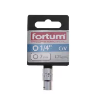 FORTUM dugófej 1/4" 7x25mm