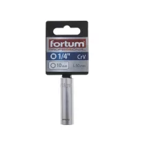 FORTUM dugófej 1/4" 10x25mm