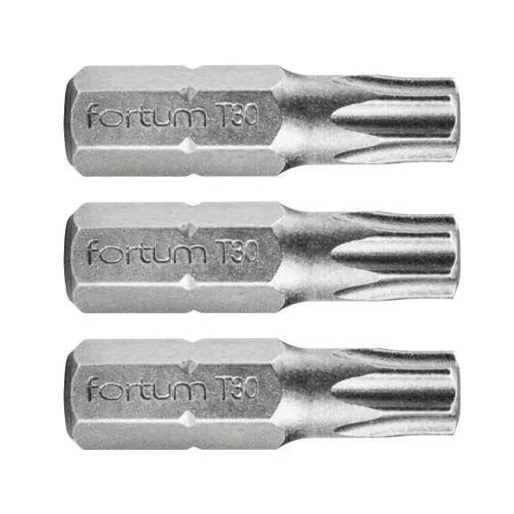 FORTUM behajtóhegy TX30x25mm (3 darab) FORTUM behajtóhegy TX30x25mm (3 darab)