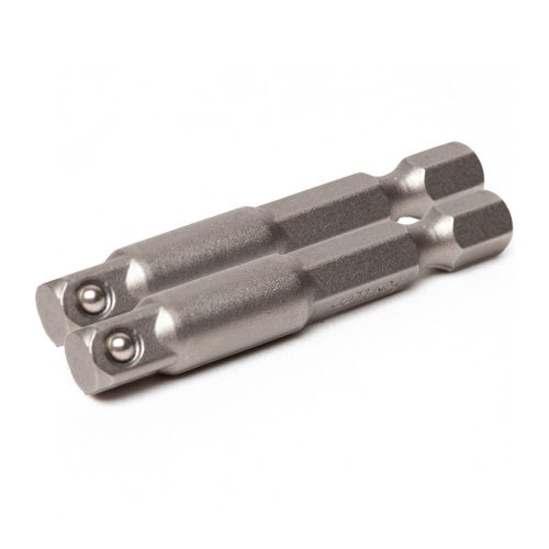 FORTUM dugókulcs adapter gépi befogásához, 2 darab 1/4" 50mm