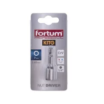   FORTUM mágneses behajtó hatlapfejű csavarhoz 1/4" 7x48mm