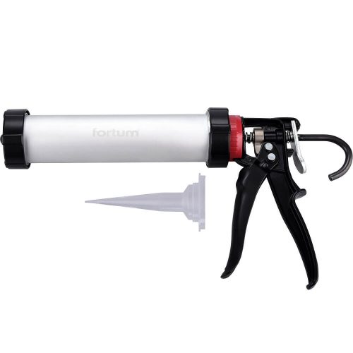 FORTUM kinyomópisztoly tubustartóval 225mm
