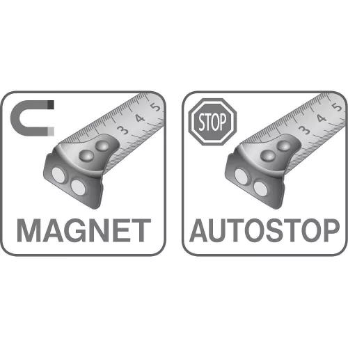 FORTUM mérőszalag ABS műanyag házzal 5m*19mm