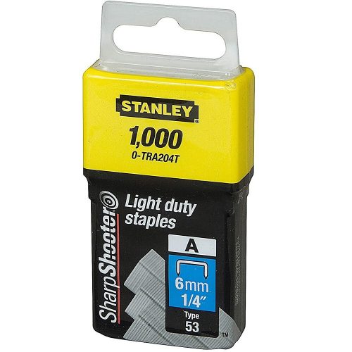 Tűzőkapocs 6mm A-TRA204T STANLEY (1000 darab)
