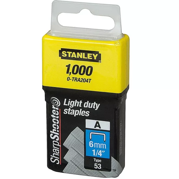 Tűzőkapocs 8mm A-TRA205T STANLEY (1000 darab) Tűzőkapocs 8mm A-TRA205T STANLEY (1000 darab)