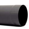 120 füstcső fekete (80cm)