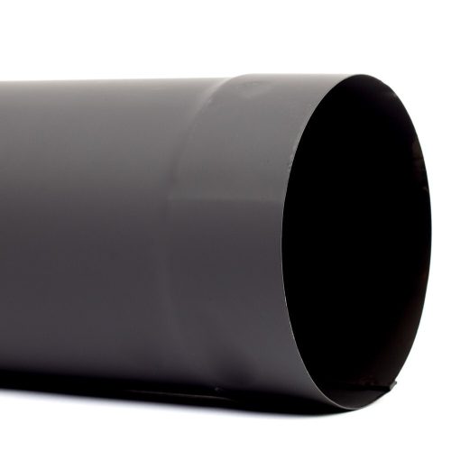 120 füstcső fekete (80cm)