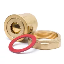 6/4"-1" szivattyúcsatlakozó elzáróval