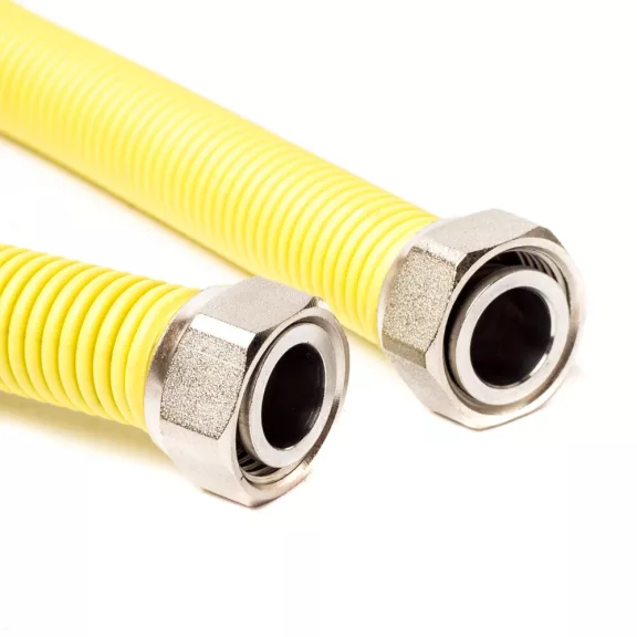 3/4"-3/4" 30cm-60cm nyújtható flexibilis gáz bekötőcső BB 3/4"-3/4" 30cm-60cm nyújtható flexibilis gáz bekötőcső BB