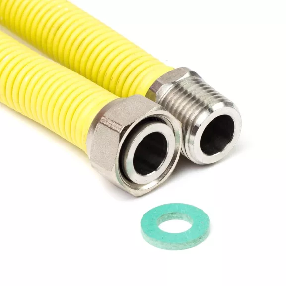 1/2"-1/2" 30cm-60cm nyújtható flexibilis gáz bekötőcső KB
