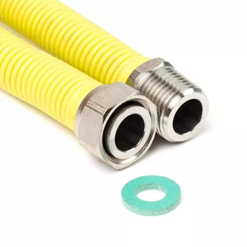 1/2"-1/2" 50cm-100cm nyújtható flexibilis gáz bekötőcső KB