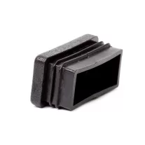 80x40mm záródugó zártszelvényhez műanyag fekete