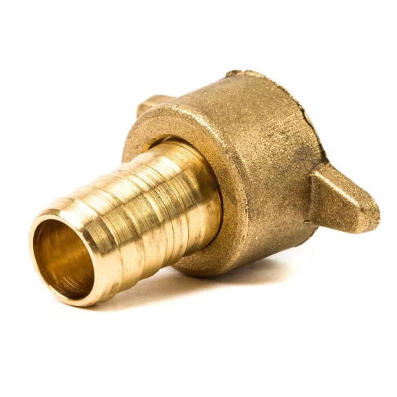 1/2"-1/2" tömlővég hollandival réz 1/2"-1/2" tömlővég hollandival réz