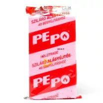 PE-Po alágyújtós zacskós