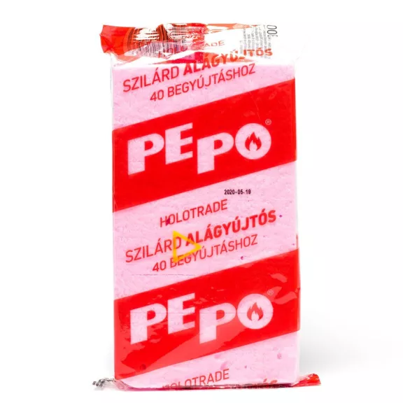 PE-Po alágyújtós zacskós PE-Po alágyújtós zacskós