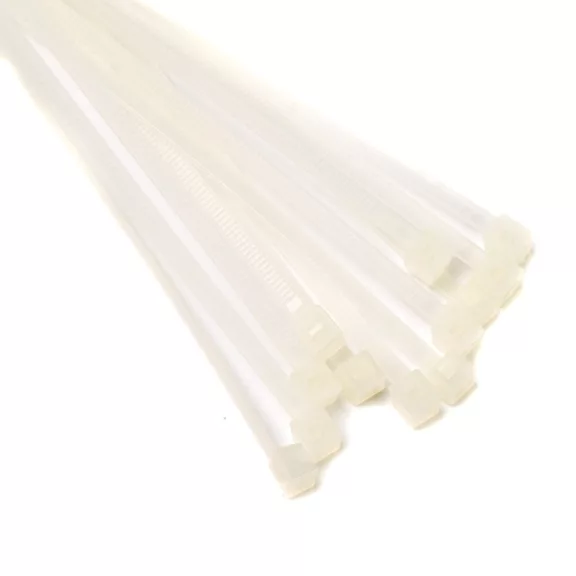 140x3,6mm kábelkötegelő fehér 140x3,6mm kábelkötegelő fehér
