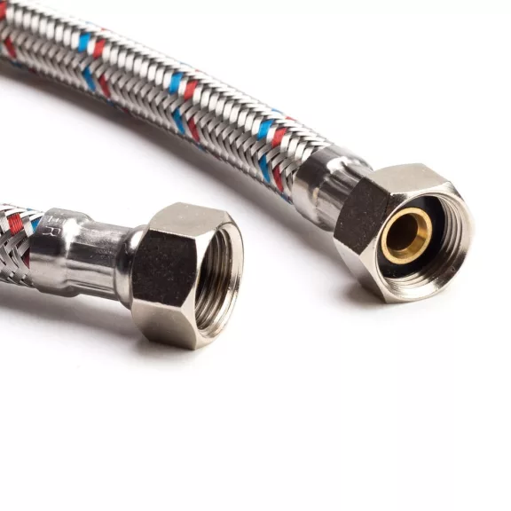 1/2"-1/2" 50cm flexibilis bekötőcső BB 1/2"-1/2" 50cm flexibilis bekötőcső BB