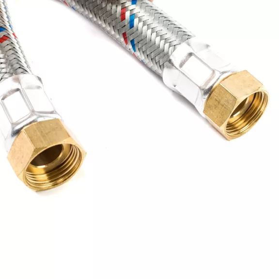 1"-1" 50cm antivibrációs flexibilis bekötőcső BB 1"-1" 50cm antivibrációs flexibilis bekötőcső BB