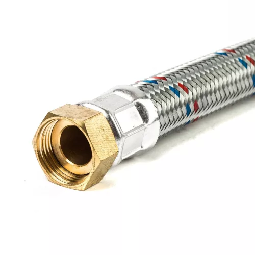 1"-1" 50cm antivibrációs flexibilis bekötőcső BB