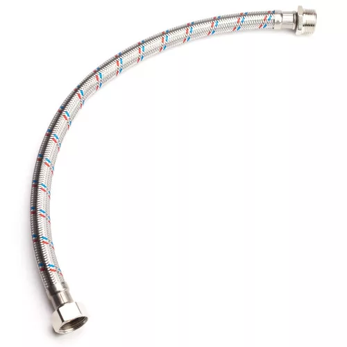 3/8"-3/8" 20cm flexibilis bekötőcső KB