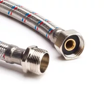 3/8"-3/8" 30cm flexibilis bekötőcső KB