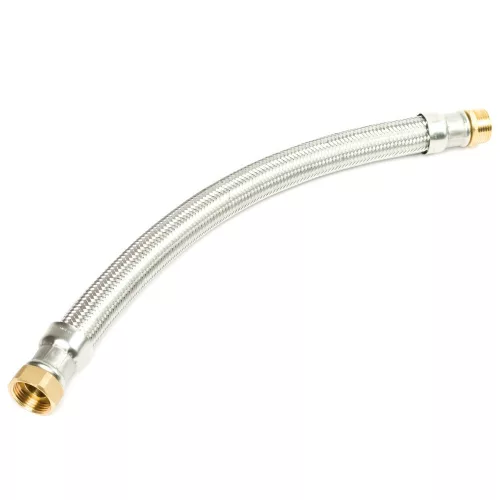 1"-1" 50cm antivibrációs flexibilis bekötőcső KB