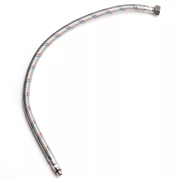 1/2"-10 50cm flexibilis bekötőcső csaptelephez 1/2"-10 50cm flexibilis bekötőcső csaptelephez