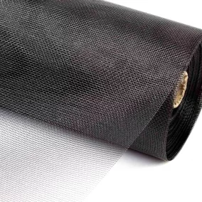 Szúnyogháló üvegszálas 120cm fekete