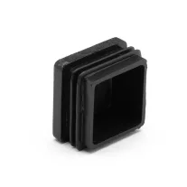 50x50mm záródugó zártszelvényhez műanyag fekete