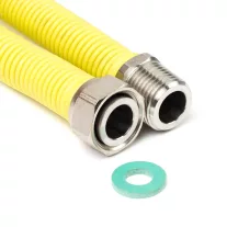   1/2"-1/2" 100cm-200cm nyújtható flexibilis gáz bekötőcső KB