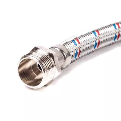 3/4"-3/4" 20cm flexibilis bekötőcső KB