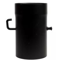   200 kandallócső 25cm huzatszabályzó pillangószelep (2mm)