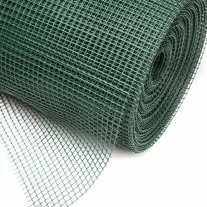 100cm műanyag kerti rács zöld 10x10mm
