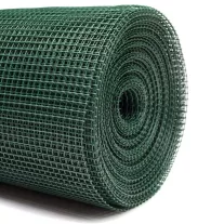 100cm műanyag kerti rács zöld 10x10mm