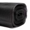 100cm műanyag kerti rács fekete 6*6mm