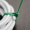 100*3,6mm oldható gyorskötöző zöld