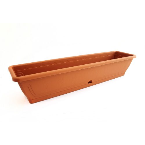 60cm balkonláda+alj terrakotta
