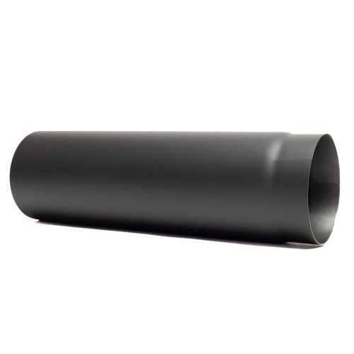 130 kandallócső fekete 50cm vastagfalú (1,5mm)