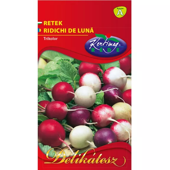 Rédei vetőmag - Trikolór hónapos retek 3x1g Rédei vetőmag - Trikolór hónapos retek 3x1g