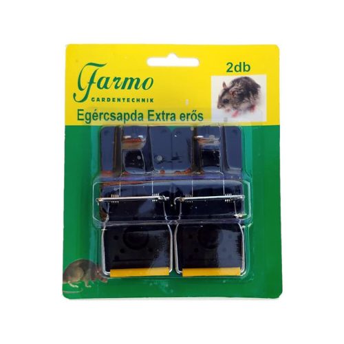 Extra erős műanyag egérfogó (2 darab)