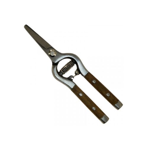Szüretelő olló fa nyéllel 18cm