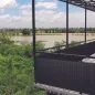 100cm*3m műanyag nádfonat szürke