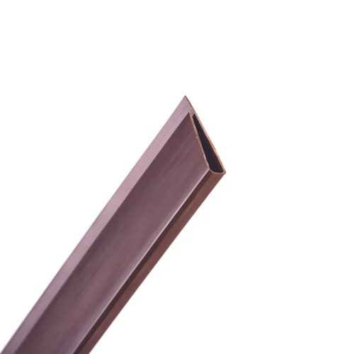 150cm PVC lezáró profil nádfonathoz barna