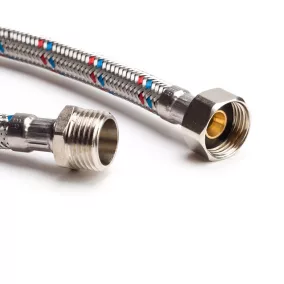 1/2"-1/2" 150cm flexibilis bekötőcső KB