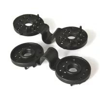 Árnyékolóháló kapocs fekete kerek 4cm