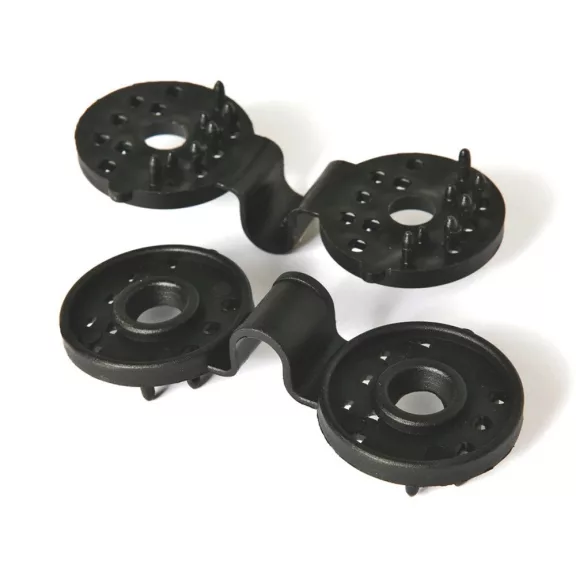 Árnyékolóháló kapocs fekete kerek 4cm Árnyékolóháló kapocs fekete kerek 4cm